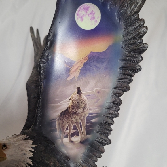 Bradford Exchange Eagle Wall Hanging Majestic Sentinels by Robin Koni 2005 - Picture 4 of 15